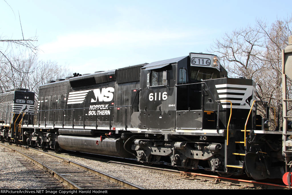 Full view of recently rebuilt NS 6116